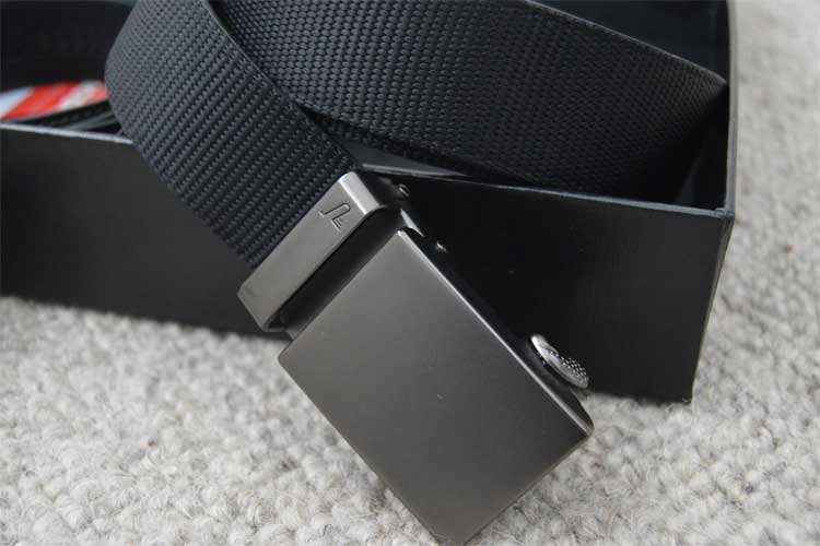 Mission Belt - Tactical (Gun Metal Buckle on Black Nylon Strap)