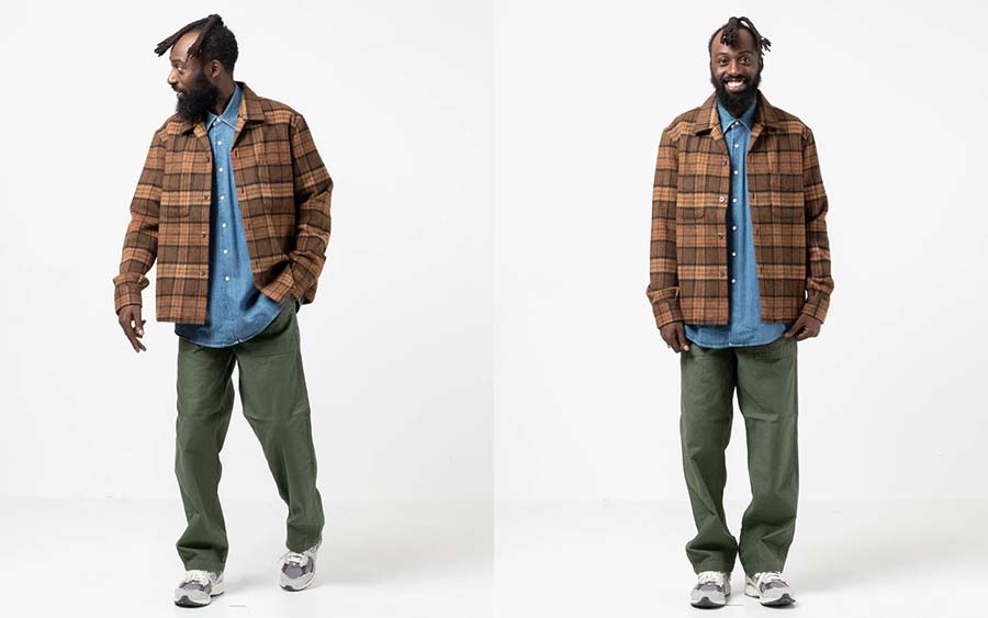 Our Legacy Heusen Shirt Fox Brown Check